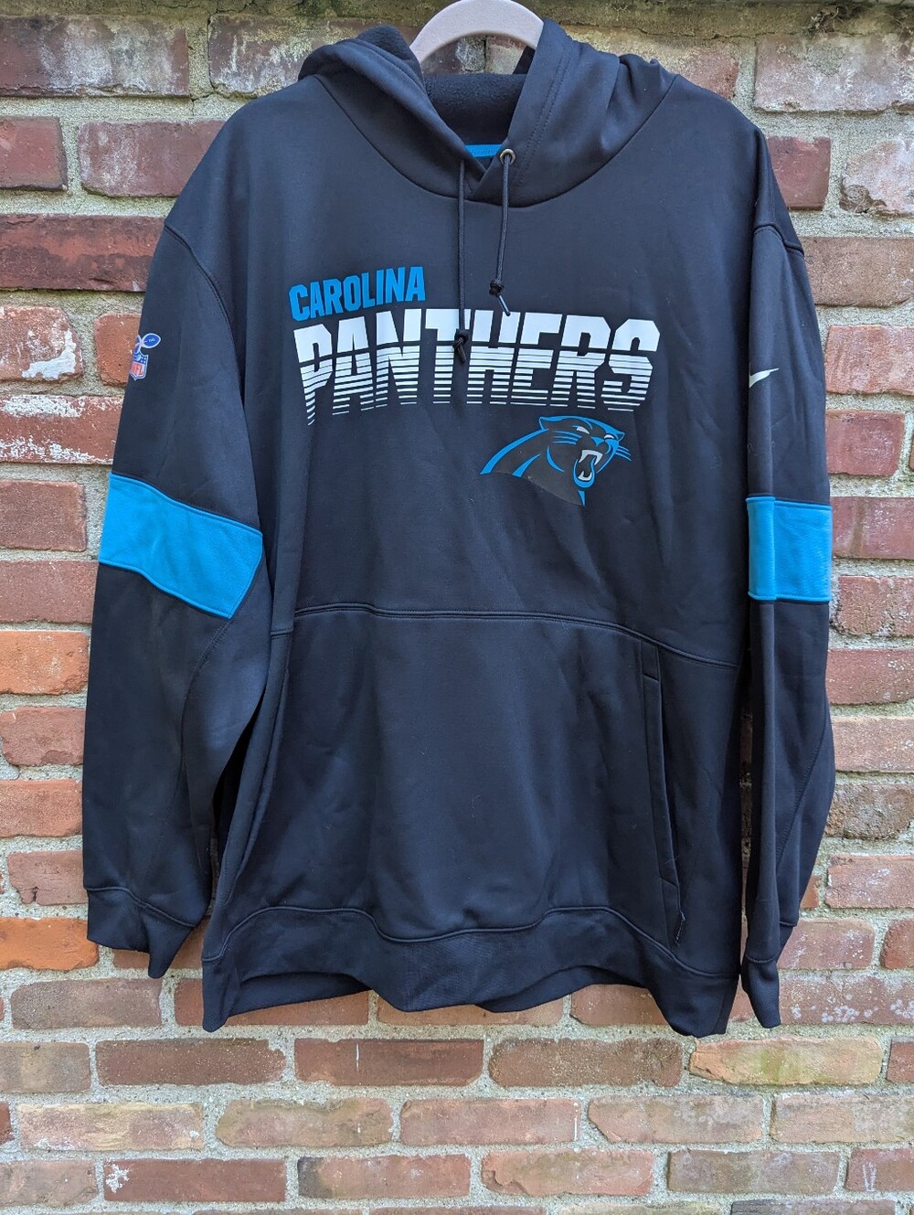 Nike Dri-Fit Carolina Panthers NFL Hoodie Men's Size 3XL